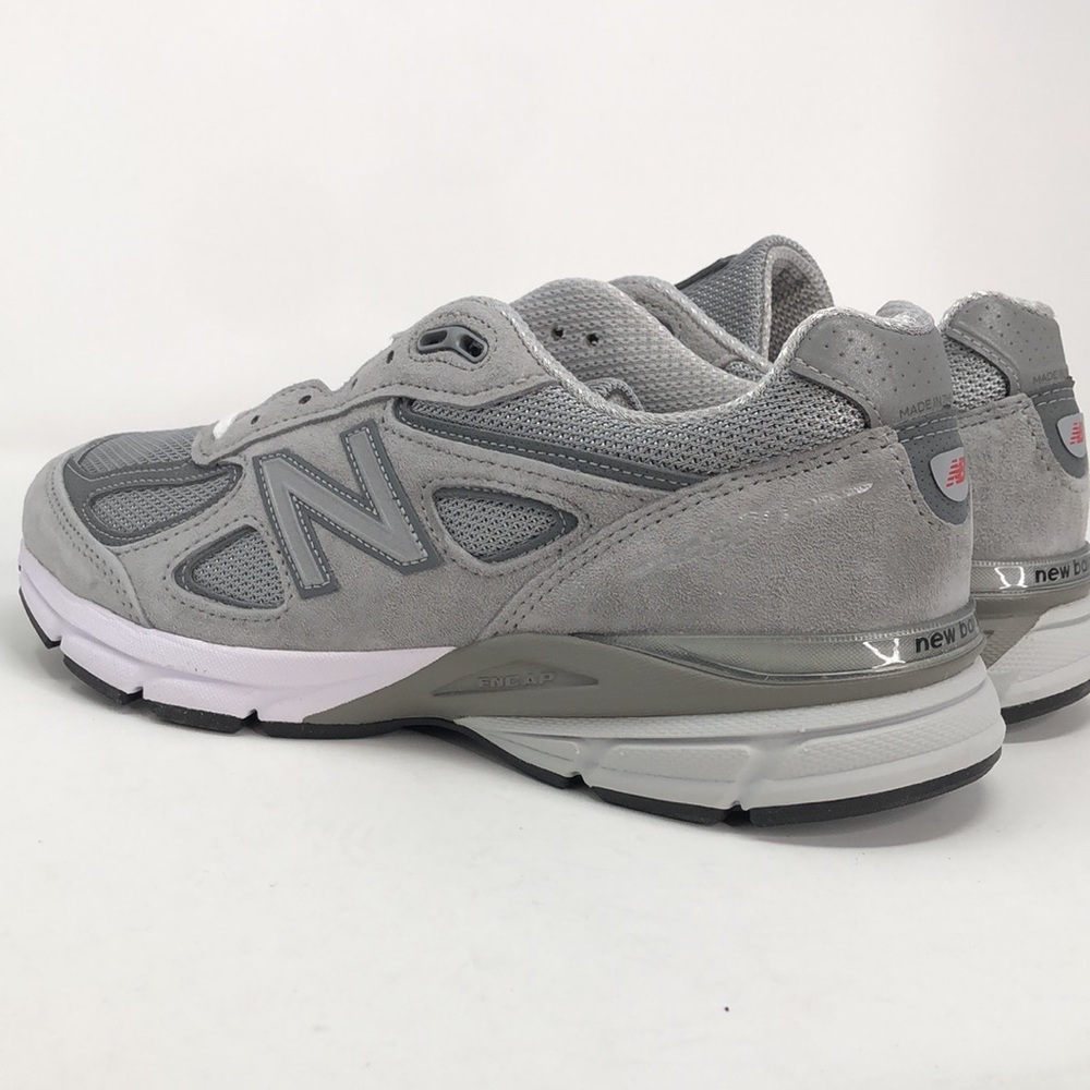 New Balance Mens 990 v4 Made In USA Grey Silver U990GR4 Running Shoes - Size 8.5 - Picture 5 of 15